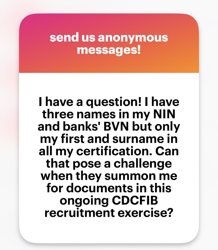Yes, this can cause issues during CDCFIB document verification. Get an affidavit from a court explaining the name variation and stating all names belong to you. Also obtain a name confirmation letter from your LGA or National Population Commission if possible. 

To avoid stress