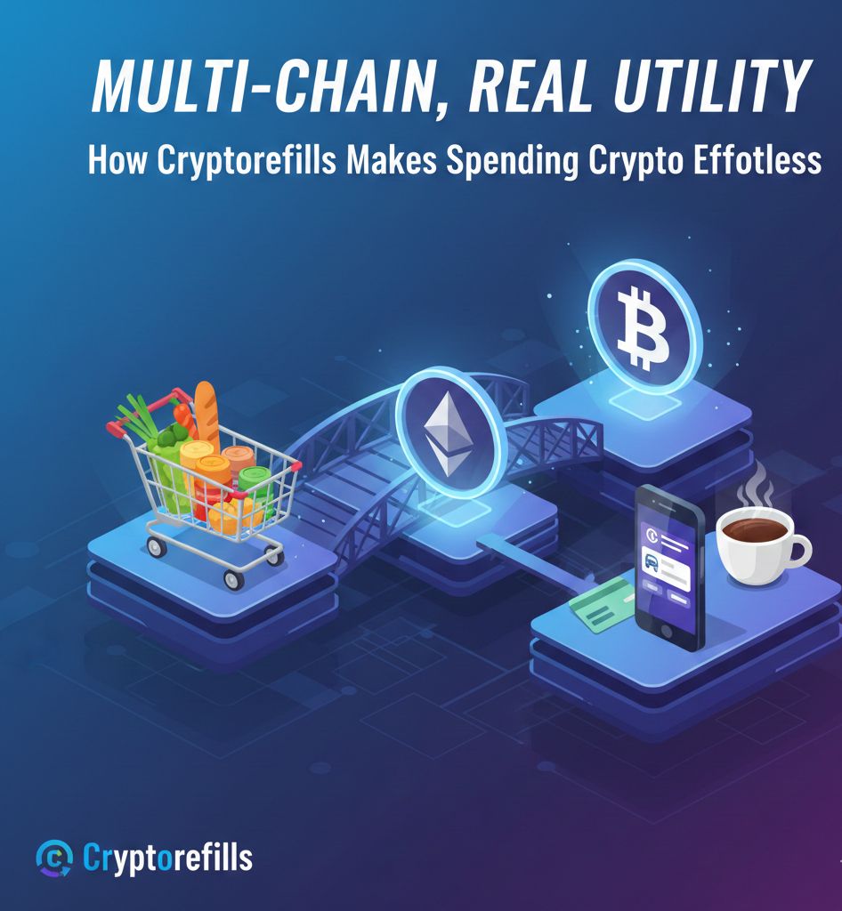 OxNernerh's tweet image. Want to spend crypto without worrying about chains, gas fees, or network delays?

That’s exactly why @Cryptorefills supports multi-chain payments.  
Here’s how that unlocks true crypto utility.

#CryptoPayments #Cryptorefills #Web3 #MultiChain