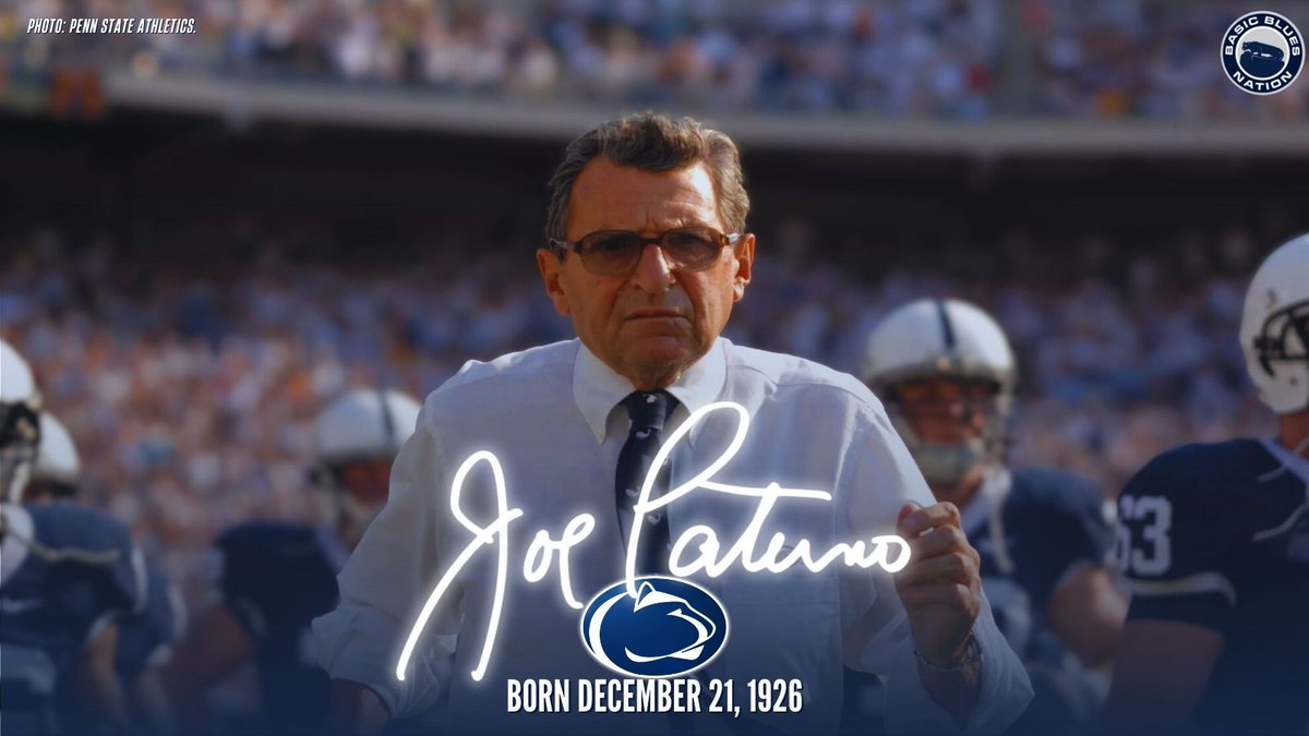BasicBlues's tweet image. Joe Paterno would have turned 99 on Sunday. 

During his introduction earlier this month, new Penn State football coach Matt Campbell spoke to the wide-reaching impact of his predecessor and Nittany Lion legend:

"Spending so much of my childhood in Carmichaels, Pennsylvania. My…