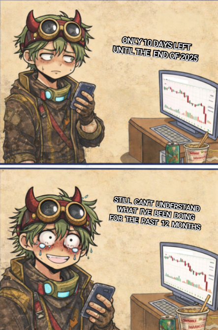 DucViet73872's tweet photo. If you don’t play, you won’t understand.
$BTC is breaking new highs, while my account is breaking new lows.
Year end recap , how’s everyone doing?
#tradeonbitget #Recap2025
@bitgetvietnam https://t.co/u1HUTjABuP