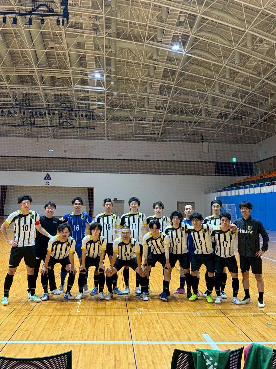 blackabrocco's tweet photo. 【試合結果】
12/20（土）16:00キックオフ
九州フットサルリーグ2部2025-2026
vs Piedra1989
@豊見城市民体育館(沖縄県)

スコア:4-0
坂口×2、川原、兵働

最後まで集中を切らさず戦い、良い締めくくりができました！
沢山の応援ありがとうございました！！ https://t.co/J2VjTY9qYZ
