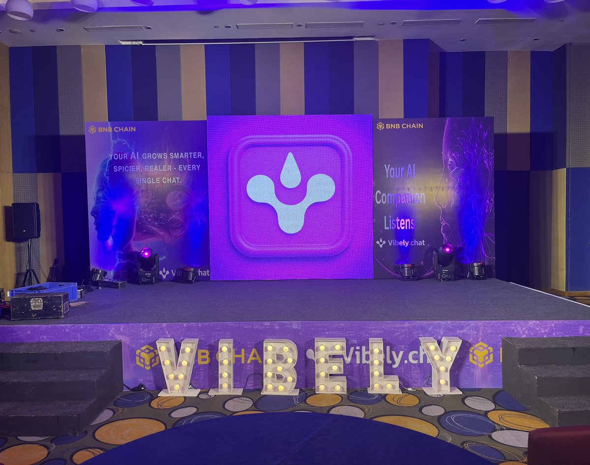 VibelyAmbassadr's tweet photo. ✨We are so proud to announce 100 ($9) 💵 giveaway part of our Vibely event 😍 Like Repost and tag 3 people and comment your UID 

@vibelyai  @BNBCHAIN @cz_binance 

#Vibely #BNBChain #AI #VaultOfVibes #Web3 #BTC #VibelyIndia #Binance https://t.co/DYX4MjVg85