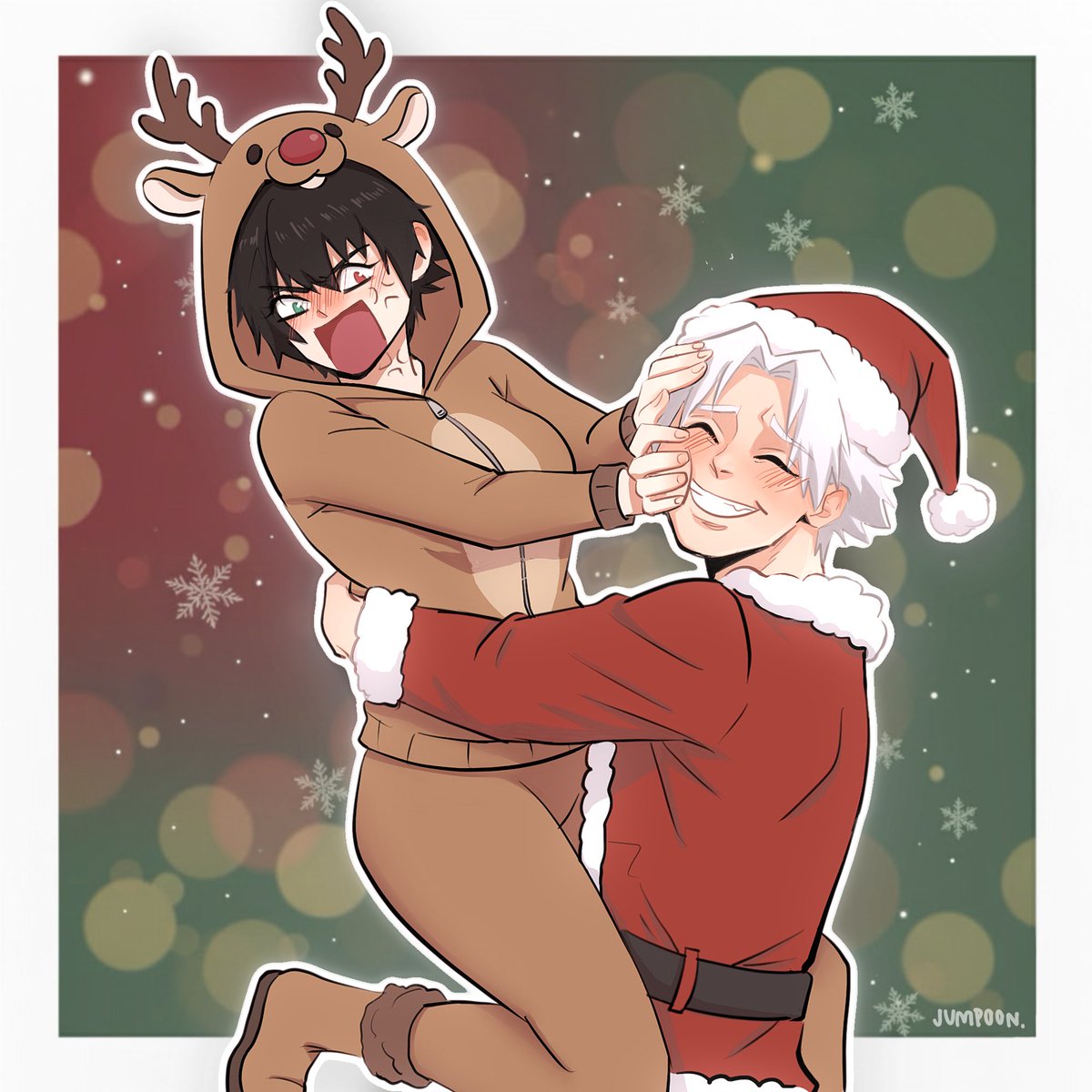 Santa’s Hostage 🎅⛓️🦌 #DantexLady #DanteLady #NetflixDMC #DevilMayCryNetflix #DevilMayCry #DMC