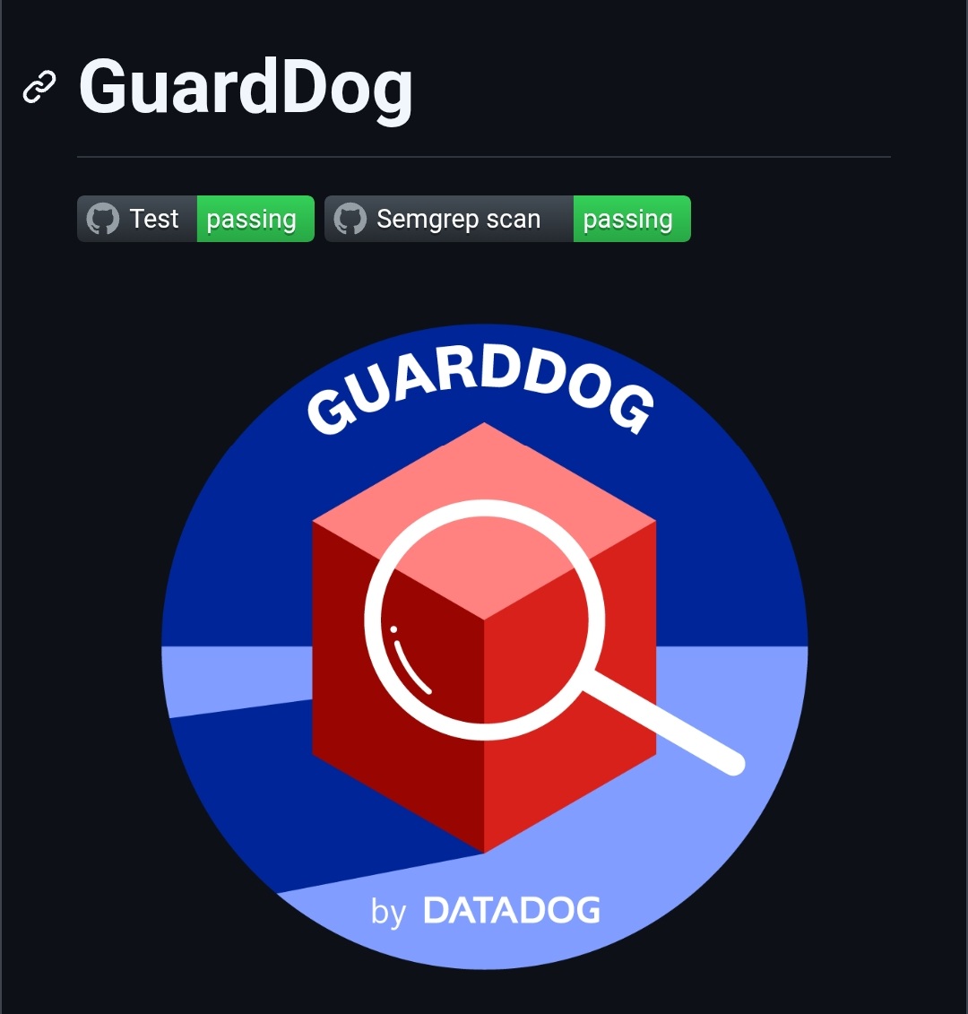 اگر نگران بسته‌های مخرب و امنیت در dependencyهای خود هستید؟
پروژه GuardDog دقیقاً برای همین ساخته شده.
این ابزار اوپن‌سورس با اجرای هیوریستیک‌های قدرتمند روی کد و متادیتا، بسته‌های مشکوک در npm، PyPI، Go و حتی اکستنشن‌های VSCode را شکار می‌کند.

لینک:
github.com/DataDog/guardd…