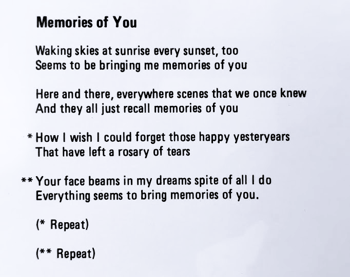 0820Higeco's tweet photo. ♪Memories of You
(ユービー・ブレイク1930年の楽曲)
多くの歌手がカバー
『#StrangersInTheNight / LP・CD・復刻盤CD』1986年11月21日RCAから発売の6枚目カバーアルバム🎄2024年9月13日復刻盤CD発売🥂香港でも発売のアルバムは前代未聞の😱香港アルバムチャート47週1位独走🏅#西城秀樹 #ジャズ https://t.co/gvmiI8VHnz