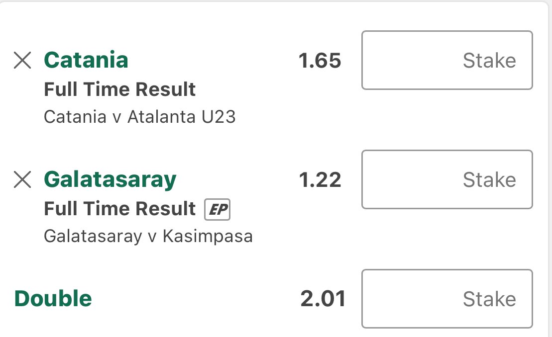 SportingScope's tweet image. #FOOTBALL DOUBLE #BANKER OF THE DAY @2.01 💥

🇮🇹 #Catania play at a literal fortress. They have played 9 games at home this season, won 8 and drew once. Scoring 20 goals and conceding ZERO.

🇹🇷 As for #Galatasary, not much needs to be said. They are undefeated at home this season…