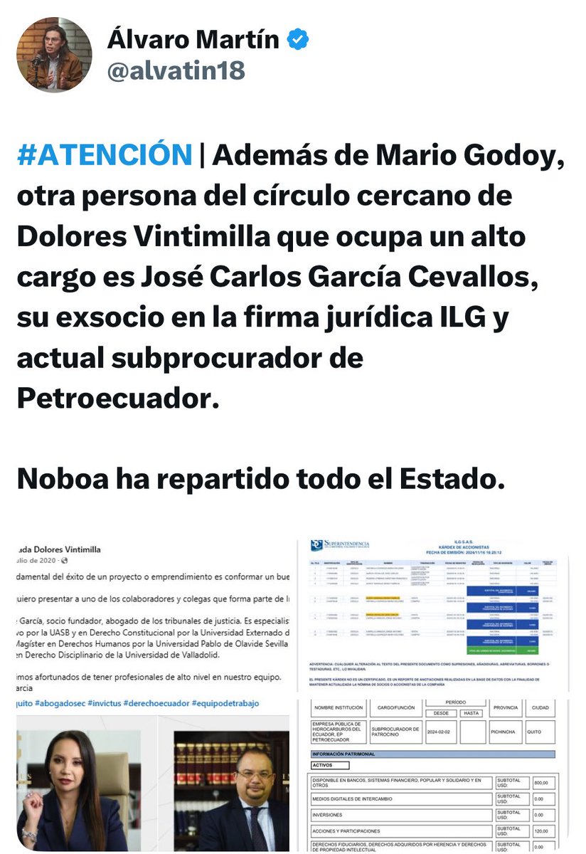 Drwandradee's tweet image. 🚨FE$TÍN EN PETROECUADOR|Con la venia del Consejo de la Judicatura presidido por MARIO GODOY, al no cumplir una sentencia de la Corte Constitucional que le dispuso al @CJudicaturaEc iniciar procesos disciplinarios e incluso ser procesados por PREVARICATO, unos jueces de…