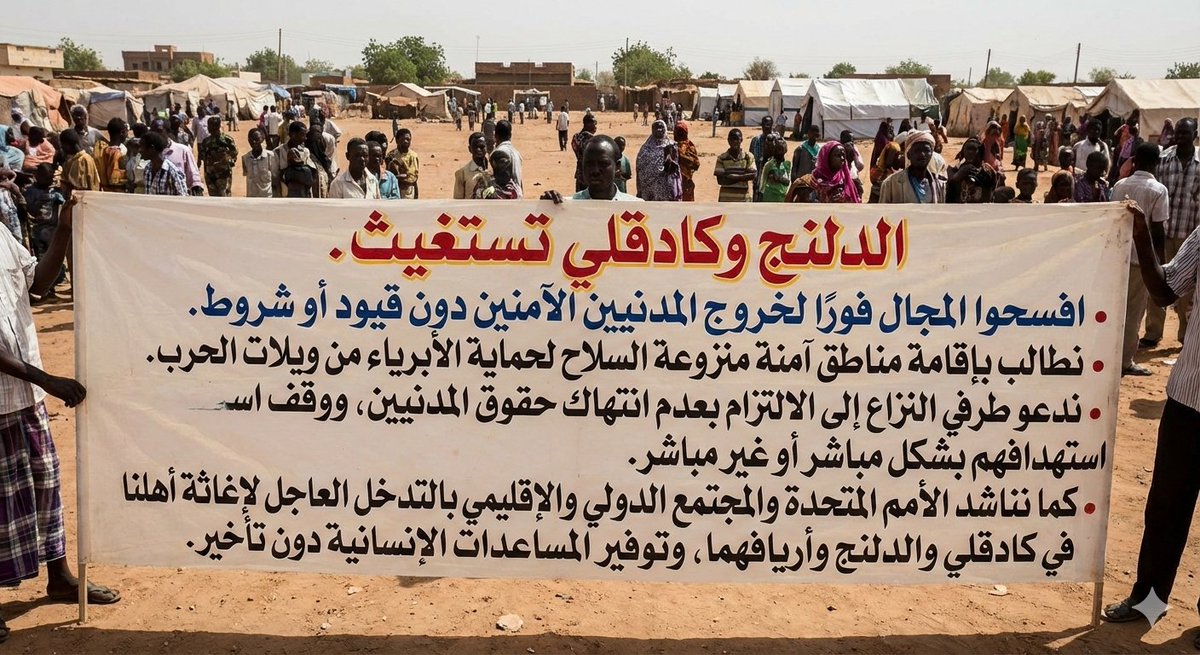 balbol4148's tweet photo. حماية المدنيين في الدلنج وكادوقلي مسؤولية كبيرة تقع على كل الاطراف المتحاربة https://t.co/5JvBqugFzB