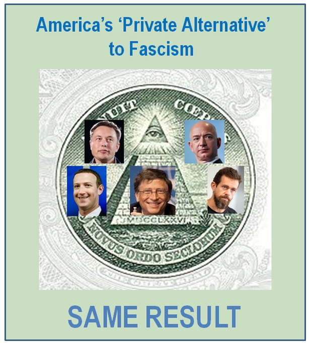 TableKicker2's tweet image. I don't wonder.

My meme is dated now, but I've said yrs ago -

USA &amp;amp; West would never accept a direct "fascism", ala Europe 1930's -

But a private, corporation-based "Whiz-Kid" fascism, using Actor-Oligarchs nepotistically-selected by the Private Central Bank Monopoly?

Sure!