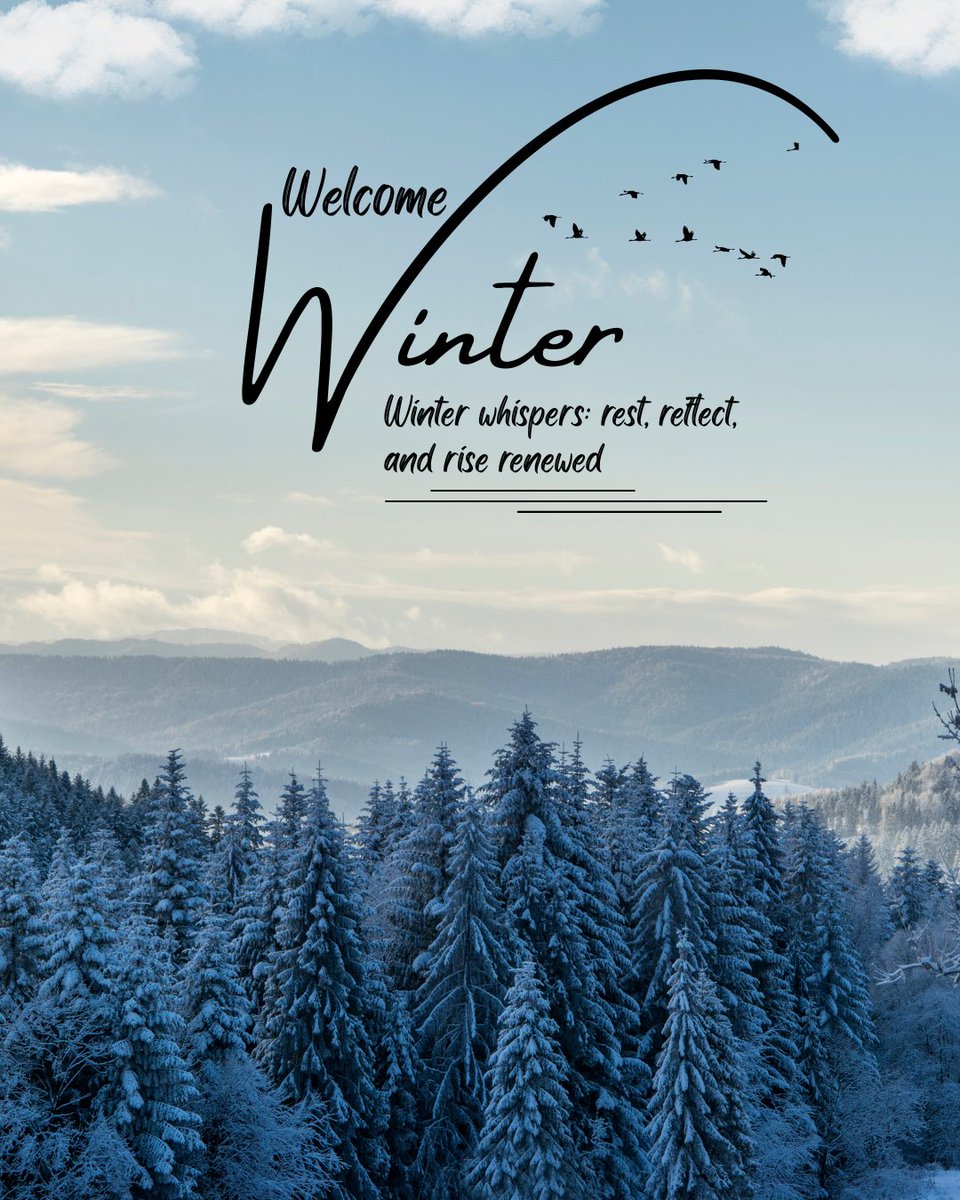 Welcome Winter ❄️