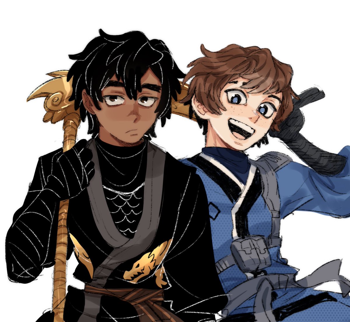 neriqu11's tweet photo. The besties 🥺🫶 I actually had fun drawing again thanks to these two https://t.co/9EN7h6QcMp