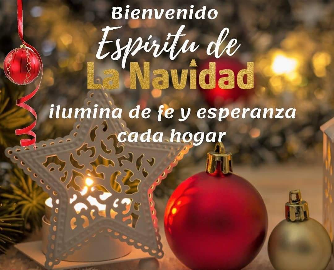 Bienvenido el Espíritu de la Navidad . Hoy 21 de diciembre 2.025 🎄.