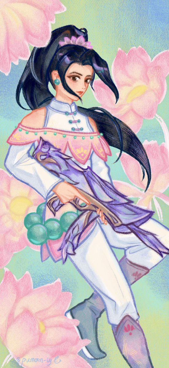pumoon_ly's tweet photo. 🪷

#valorant #VALORANTfanart #Sage #valorantsage #Fanarts https://t.co/m1zP2IbJMP