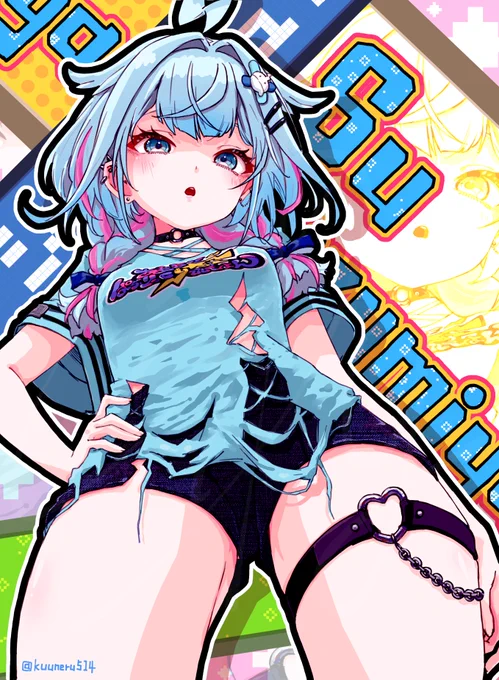 下から枢ちゃん。 #すくすく枢 枢ちゃんの3D… ローアングルから見る 御身足がすこすぎるんだが