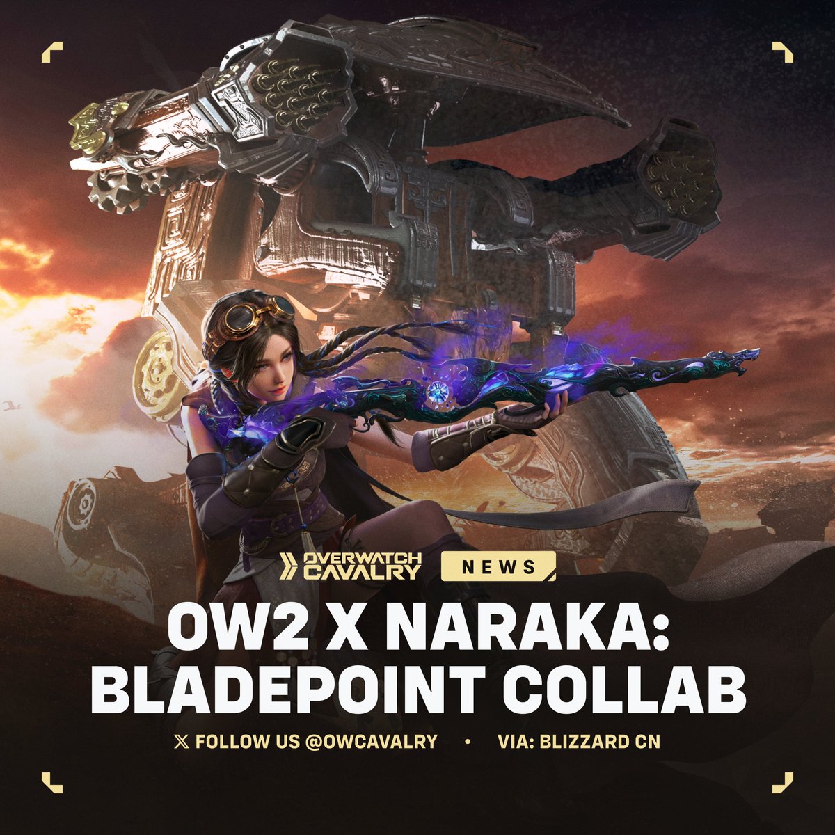 New #Overwatch2 x Naraka: Bladepoint Collab 🗡️ Blizzard China is