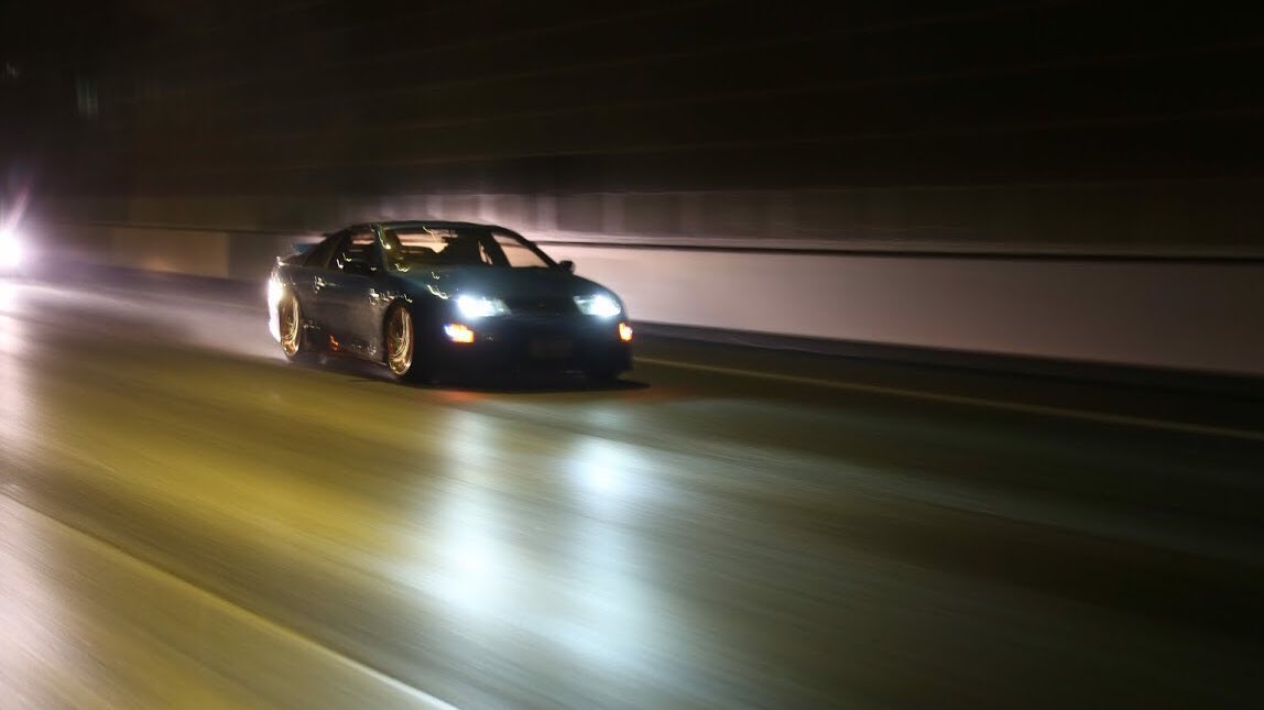 しぃ❤︎꙳✩꙳⋆☃　0916 ライトONの美学 Z32はヘッドライトをグレードアップすると夜間の安心感