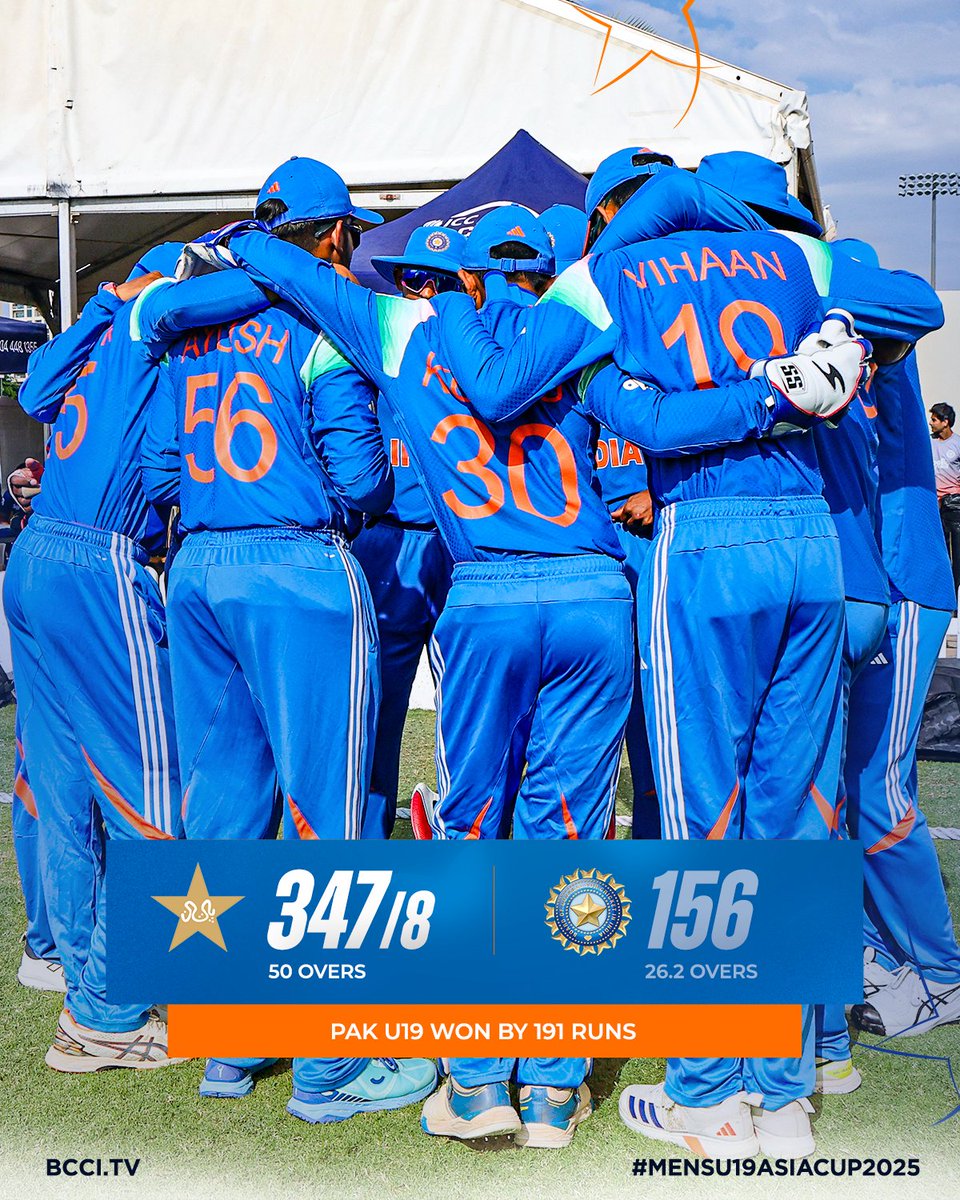 Panic in front of short balls, then how could they win against Pak ?
Hardly anyone would want to remember this match.....objectionable
behaviour went viral
#indvspak  #asiacup  #u19asiacup  #sameerminhas  #sameerminhas
#aliraza  #asiacupu19final #cricket #CricketNews 

C - BCCI