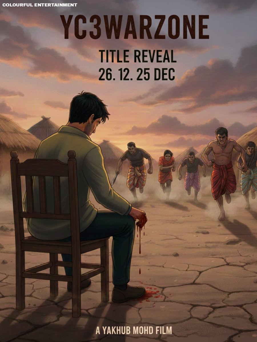 Restoring the content with a small change..
#YC3WarZone Title reveal 26.12.25 DEC.