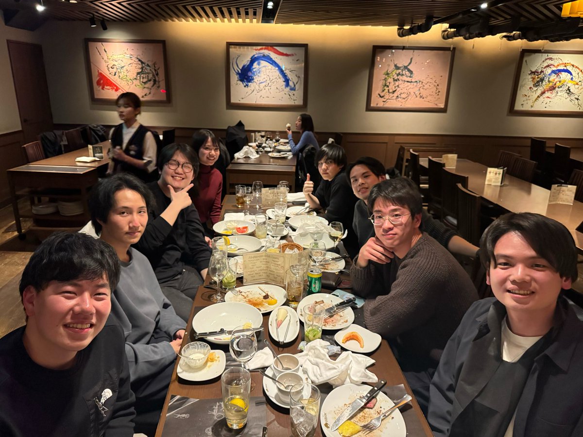 lyuki_bear's tweet photo. 忘年会done
年々人が増えて嬉しいね https://t.co/Gs5mlIdsvn
