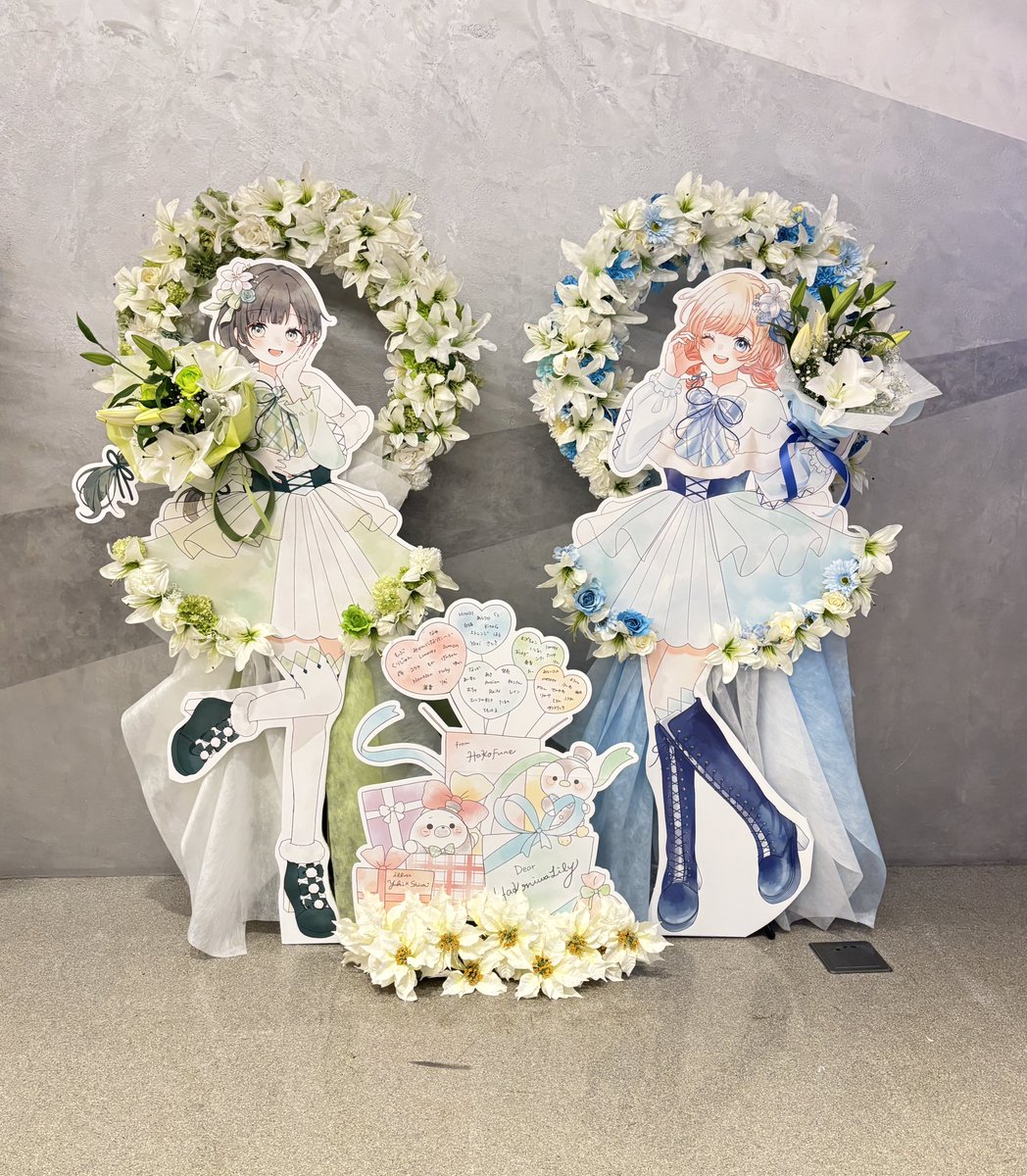 今回Bouquetにてユキちゃん(@ snowclole )とフラスタデザインさせて