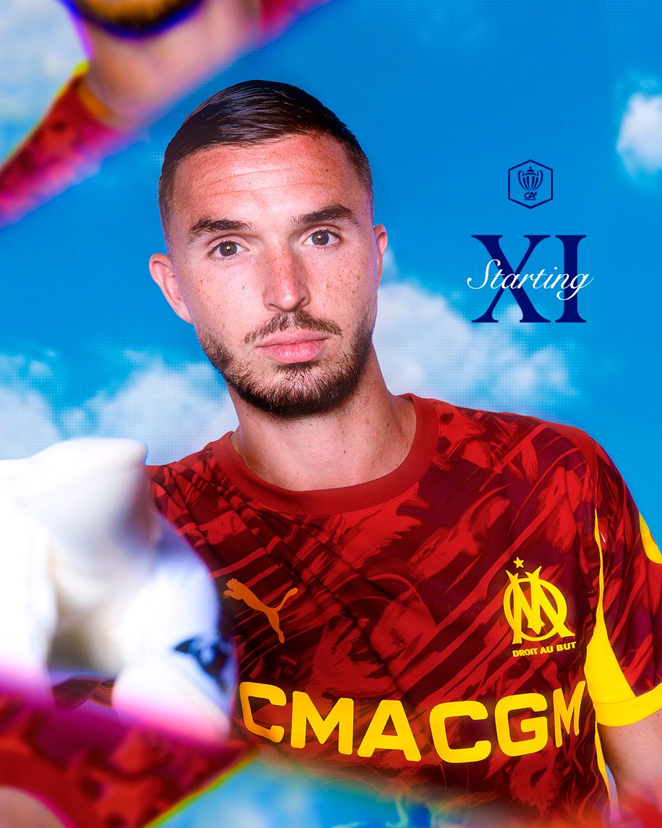 OM_Officiel's tweet image. 📋 𝐒𝐓𝐀𝐑𝐓𝐈𝐍𝐆 ⚔️

Voici le 1️⃣1️⃣ 𝗱𝗲 𝗱𝗲́𝗽𝗮𝗿𝘁 établi par 𝗥𝗼𝗯𝗲𝗿𝘁𝗼 𝗗𝗲 𝗭𝗲𝗿𝗯𝗶 🇮🇹 pour ce match de @coupedefranceCA ⚡️#FBBP01OM