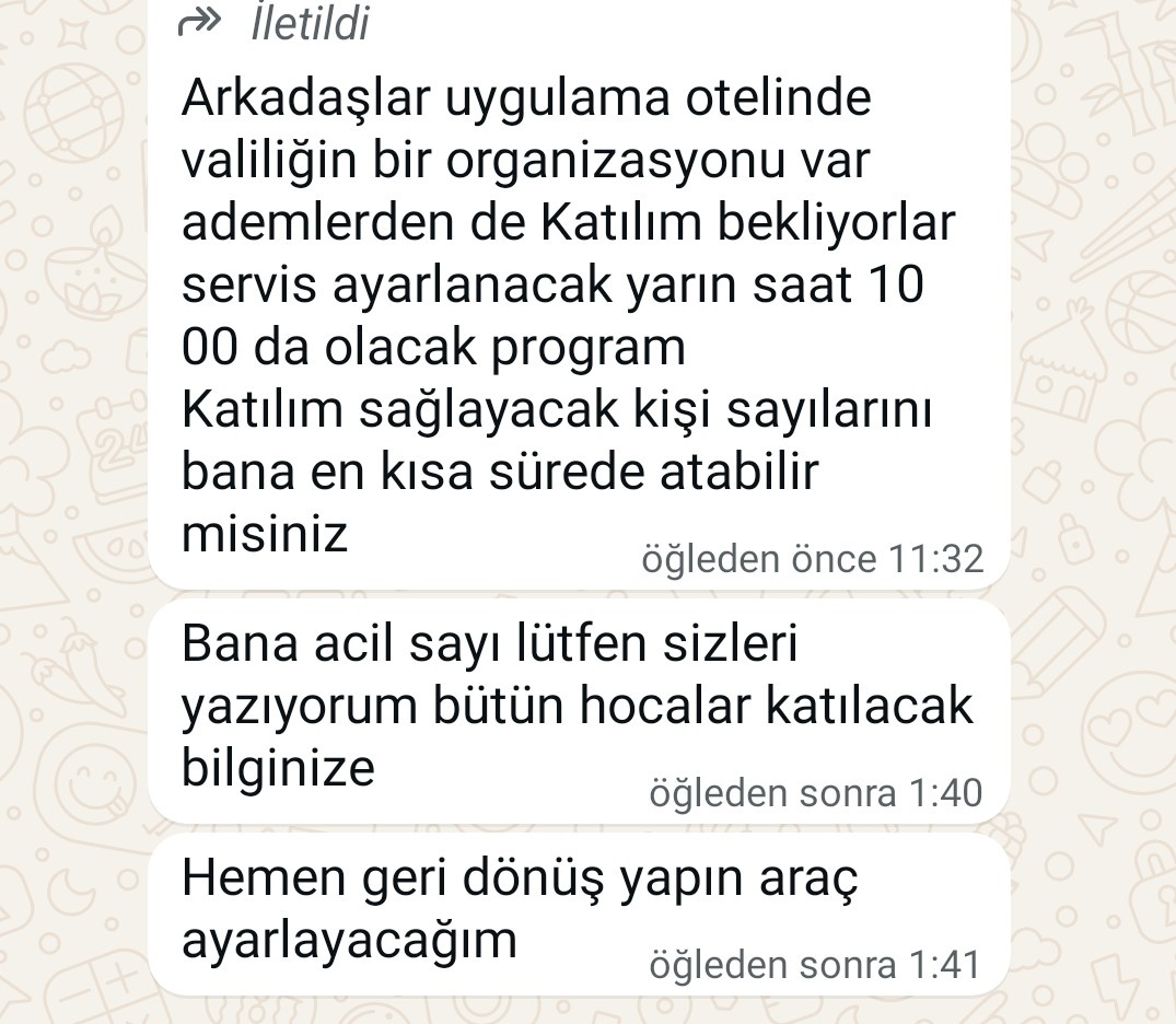 AkayZewe's tweet photo. 📌 VAN İPEKYOLU ADEM'LERDE SKANDALLAR BİTMİYOR

Yolsuzluk, tehdit ve hırsızlık ihbarları gündeme bomba gibi düştü!

 - Van'ın İpekyolu ilçesindeki Aile Destek Merkezleri (ADEM), son günlerde ağır yolsuzluk, mobbing, hırsızlık ve ahlaksızlık iddialarıyla sarsılıyor.
Yeni bilgiler gün yüzüne çıktı. Kaynaklar, merkezlerin kamu kaynaklarını talan eden bir çete tarafından yönetildiğini, eğitmenlerin tehdit edildiğini ve belediye bütçelerinin kişisel ceplere aktarıldığını öne sürüyor. Bu skandallar, Van Valisi Ozan Balcı'nın ADEM'leri övdüğü günlerde patlak vererek, yetkililerin sessizliğini sorgulatıyor. İşte detaylar...

📍Talan, Mobbing ve Ahlaksızlık Yuvası:İpekyolu ADEM'leri koordinatörlerin kişisel çıkarlarına hizmet eden bir yapıya dönüşmüş durumda. Koordinatörler, eğitmenleri WhatsApp gruplarında aşağılayarak ve işten çıkarma tehdidiyle sindiriyor. "Yalakalık çeteleri" hediyeler, saç boyası hizmetleri veya özel işler karşılığında ayrıcalıklar elde ederken, dürüst çalışanlar iftira ve baskıyla istifaya zorlanıyor.

📍Kurs malzemeleri büyük bir vurgun aracı: Dönem bütçeleriyle alınan eşyalar eve taşınıyor, üretilen ürünler sergilerden sonra satılıyor veya hediye ediliyor. Kuaförlük kurslarında pahalı ürünler koordinatörler tarafından kullanılırken, kursiyerlere ucuz kalanlar veriliyor. Okuma-yazma kurslarında aynı kadınlar yıllarca kandırılarak tekrar kaydediliyor, kreşler ise sadece isimden ibaret – çocuklar koridorlarda mağdur ediliyor. Gayrimeşru ilişkiler normalleşmiş, rahatsız olanlar dışlanıyor.
Özellikle bu iddialarda Selma Biçek'in adı öne çıkıyor: Deprem yardımlarını ailesine, akrabalarına ve yakın koordinatörlere dağıttığı, malzemeleri ADEM'lerde sakladığı iddia ediliyor. 
Bu merkezlerin "talana, mobbinge, rüşvete ve ahlaksızlığa döndüğünü" belirterek, dar gelirli kadınların kandırıldığını ve devletin parasının boşa harcandığını gösteriyor. 

📍Vali Balcı'nın "35 bin kadın faydalanıyor" övgüsü, bu iddialar karşısında ironik bir hal alıyor.

Eğitmenlerden gelen mesajlara göre, koordinatör Deniz Aygen, ADEM toplantılarında eğitmenleri tehdit etmiş: "Bana itaat edeceksiniz, buradaki konuşmalar dışarı çıkarsa veya herhangi bir olay (hırsızlıklar) sızarsa, sadece Van'da değil Türkiye'de iş bulamazsınız!" Ayrıca, mitinglerde tüm kursiyerleri eksiksiz getirmeyen eğitmenlerin kovulacağı belirtilmiş.

📍İhale yolsuzlukları da gündemde: Yerel yönetimlere bağlı 30 ADEM'e alınan malzemeler, belediye bütçesinden karşılanıyor. 
Ancak Selma Biçek ve Deniz Aygen, her yıl "Motif Hobi Sanat Kırtasiye" adlı dükkana (ikisinin yakın çevresinden kişiler) ihale veriyor. Örneğin, 10 bin TL'lik eşya için 100 bin TL'lik fiş kesiliyor, fark cebe indiriliyor. Bu "Van'a hizmet" adı altında yapılıyor!

📍Selma Biçek'in kişisel vurgunları da şok edici: ADEM'lerden çaldığı iddia edilen ürünleri satmak için iki katlı bir dükkan açmış. Üzerindeki takım elbiseler ve kumaşlar belediyenin malı, bunları ücretsiz olarak kursta çalışan kadınlara diktirmiş. Asgari ücretle çalışan eğitmenleri sömürürken, kendisi yüksek maaş alıyor. 
Önceki dönem Van valisinin eşine hizmetli - yardımcı olan Selma Biçek 'in son yıllarda her yerde boy göstermesi ve yükselişi herkeste sorular oluşturuyor.

📍Mesajlarda görülen acil toplantı çağrıları da dikkat çekici: Eğitmenler, hava durumuna rağmen kurumlara çağrılıyor, öğrenci sayıları acilen bildiriliyor ve lansman etkinlikleri için zorla katılım sağlanıyor. "Hemen geri dönüş yapın, araç ayarlayacağım" gibi talimatlar, Vali'nin ADEM'leri hangi amaçla desteklediğini sorgulatıyor.

Başka ne talepleriniz var, Vali Bey?

@HSKKurumsal @tcbestepe