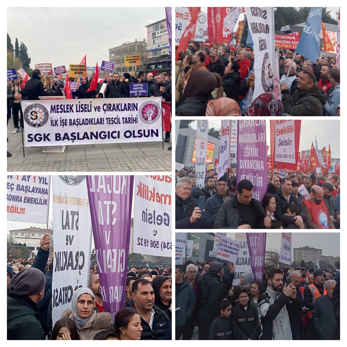 Bugün Kocaeli’de bir araya gelen Staj ve Çıraklık Sigortası Mağdurları Derneği

<a href="/KOCAELi_SCSM/">KOCAELİ STAJ ve ÇIRAKLIK MAĞDURLARI DERNEĞİ</a>

Yalnızca bir basın açıklaması yapmadı; yıllardır içimizde biriken sesi, emeğin, sabrın ve adalet arayışının haykırışını ortaya koydu.
Yağmura, soğuğa, yorgunluğa aldırmadan orada duran