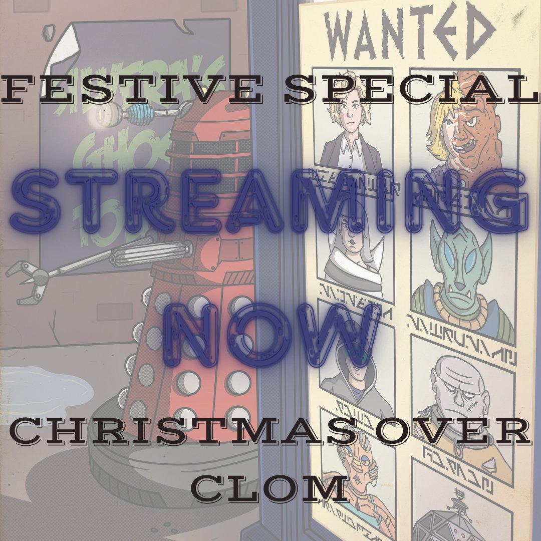 DU_WhoSoc's tweet image. Christmas Over Clom - along with all episodes of Beyond the Shadows - is streaming now on YouTube:

youtu.be/O9VHKIp3_UM?si…

And Spotify:

open.spotify.com/episode/5hViVB…