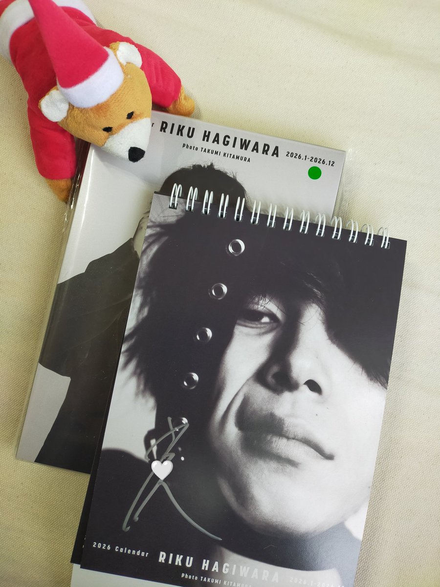 2026萩原利久カレンダーのサイン入りをいただきました。匠海くんを愛し