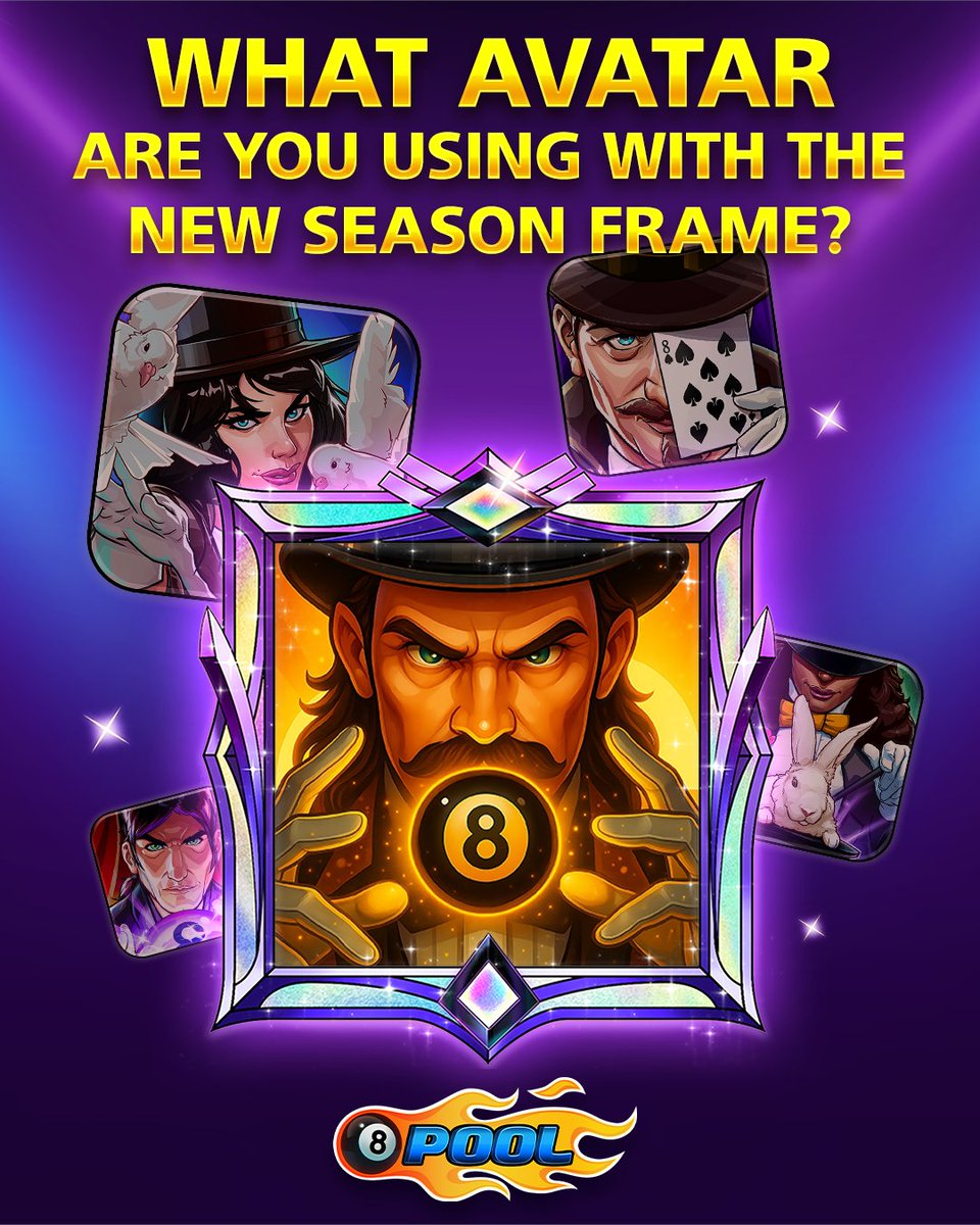 8ballpool's tweet image. ❤️ if you’ve already got your Magic Frame

Reach Rank 34 on the #PoolPass before Wed Dec 24 to unlock this exclusive reward, plus more Flashback: #MagicSeason prizes 🎁

Play Now » mcgam.es/WbREuT

#8BallPool #SeasonOfSeasons