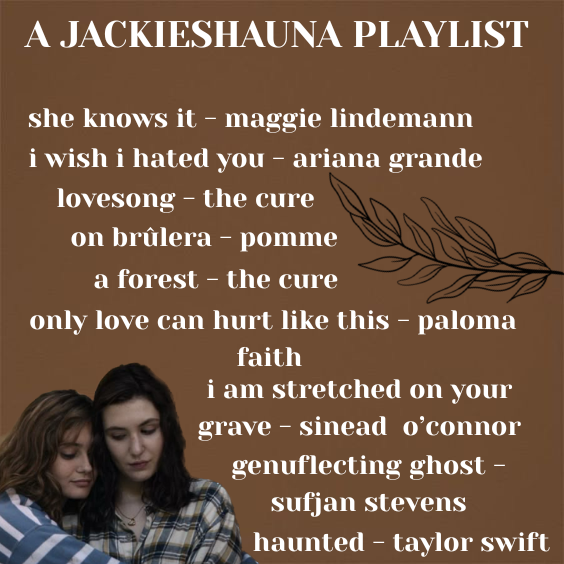 mad_eleinepink's tweet photo. a jackieshauna playlist made with love for @mirrorcowby 

@yjexchange https://t.co/7JMbStSEQF