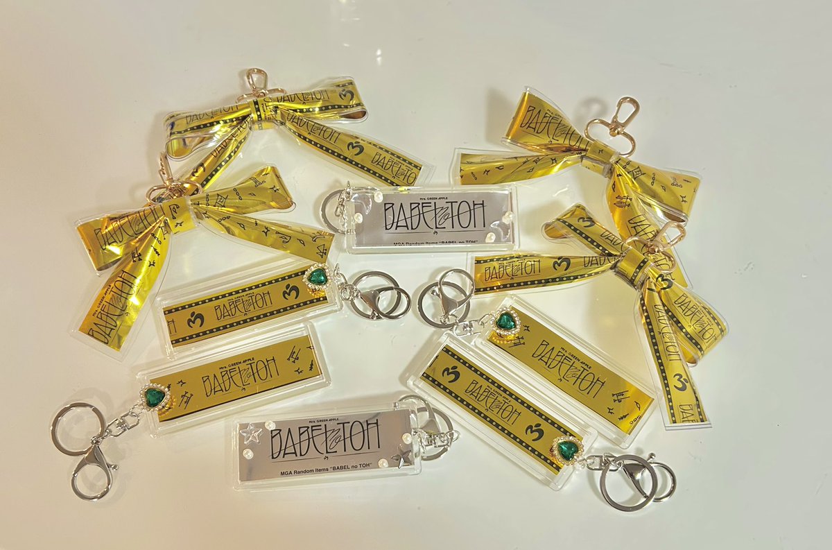 ミセスのライブ、アリーナ席で金テープを沢山取れたので色々リメイク