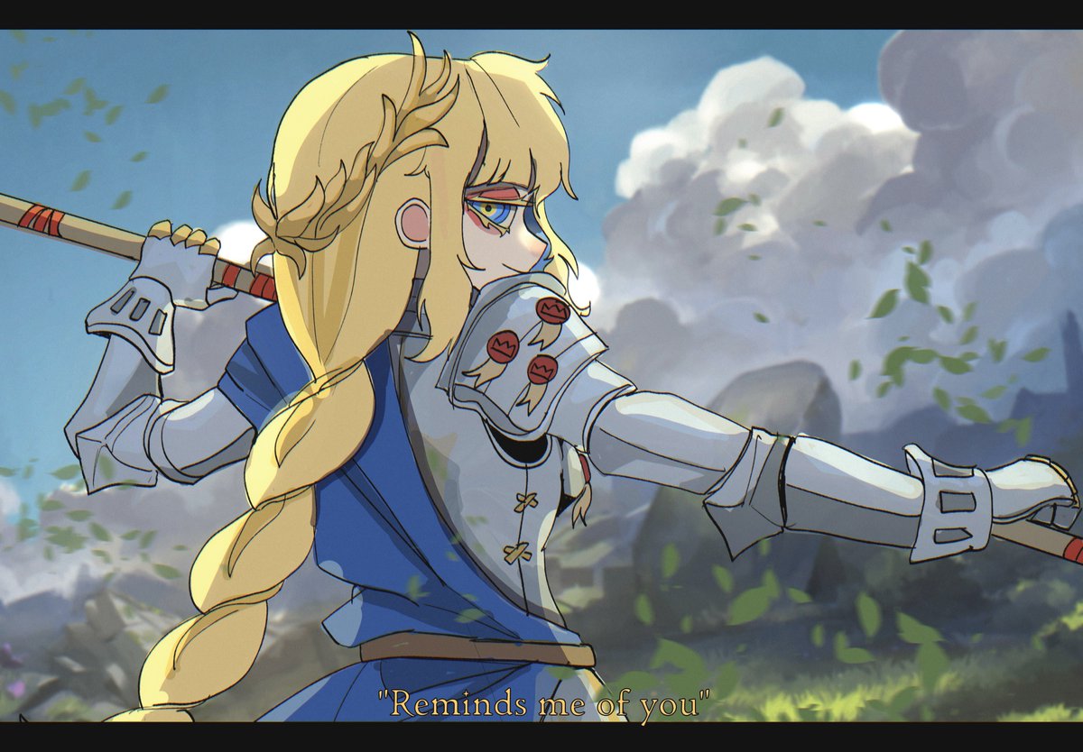 basedbinkie's tweet image. "I will tell you this my Lord... Your daughter fears the person she becomes when she wields a spear"

"I know, and it hurts me more than you know"