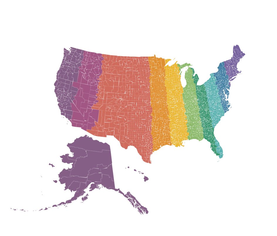 amazingmap's tweet image. The United States split into ten regions of equal population

Created using the excellent website by Engaging-Data.