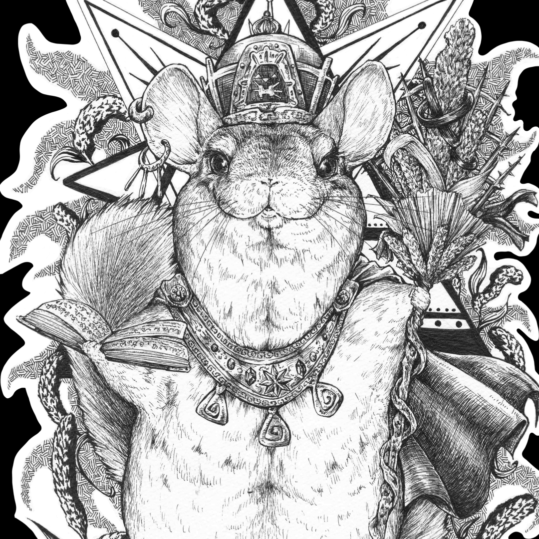 M様似顔絵オーダーチンチラ似顔絵 M様似顔絵オーダーチンチラ似顔絵 M様似顔絵オーダーチンチラ似顔絵