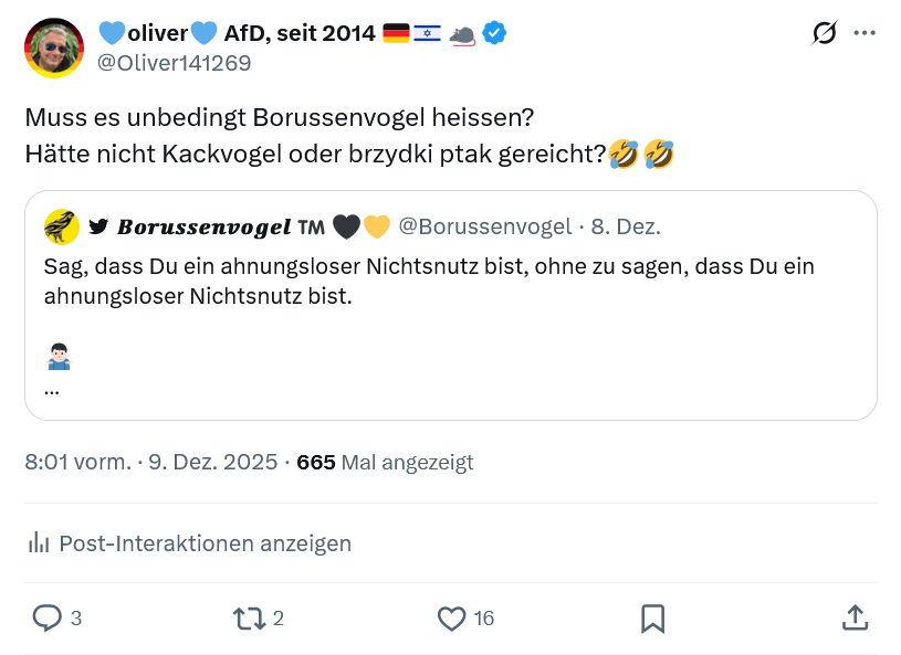 Da ist aber jemand zart besaitet😎😎😎