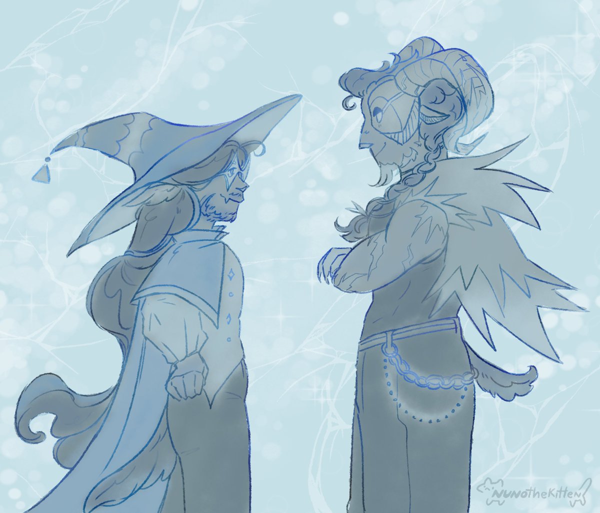 they're blue for an amazing reason💙 
#docm77fanart #rendogfanart #docm77 #rendog