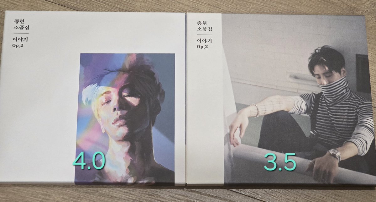 T_Akf1's tweet photo. 샤이니 종현 소품집 op.2 개봉 앨범 양도합니다.
에세이 버전은 포카 포함입니다.
두 장 일괄 양도 시 7.0

샤이니 종현 김종현 JONGHYUN SHINee essay 소품집 album 양도 wts sell https://t.co/DooNqjwGiJ