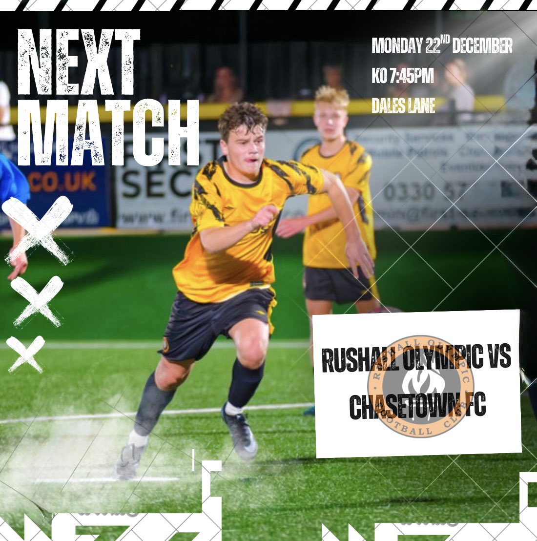 Match Preview | Tomorrow evening our Under 18’s floodlit group are back in action. 

We welcome <a href="/ChasetownFC1954/">Chasetown FC</a> to Dales Lane for another top of the table clash. 

It looks set to be a great game before we wrap up for Christmas. 🎁

💰£4/2 entry 
⏰ 7:45pm KO

#UpThePics 🟡🟠⚫️