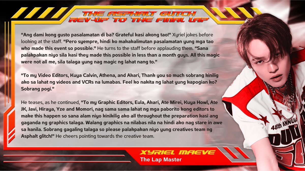 xymashio's tweet image. ㅤ
︎ ︎
ㅤ
        ▰▱ 𝘈𝘓𝘓 𝘌𝘠𝘌𝘚 𝘖𝘕 𝘛𝘏𝘌 𝘊𝘏𝘈𝘔𝘗𝘐𝘖𝘕.ᐟ
        𖣯 Ferrari's Finest   ፧   𝟮𝟯 ⸝ 𝗫𝗬𝗥𝗜𝗘𝗟𓈒 ⋆
 ︎

ㅤ