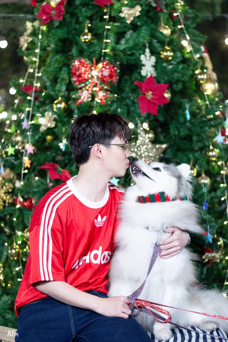 AllAlert_NP's tweet image. วันนี้พ่อพ่อกับลูกลูกเขาพากันออกงาน 

꒰#BENZALERT @Benzalert_np꒱◞♡
#ChristmasMarket 
#DrChoicePet