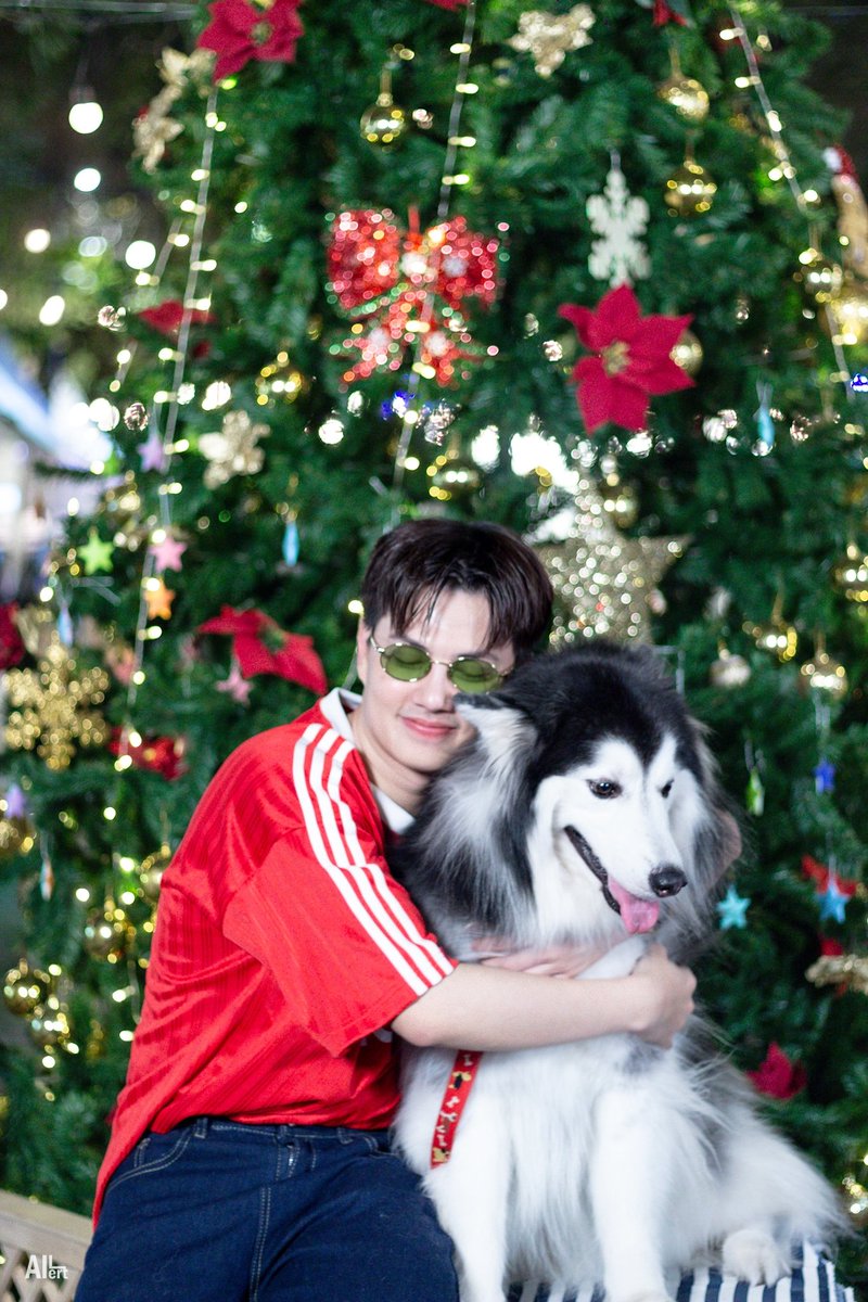 AllAlert_NP's tweet image. วันนี้พ่อพ่อกับลูกลูกเขาพากันออกงาน 

꒰#BENZALERT @Benzalert_np꒱◞♡
#ChristmasMarket 
#DrChoicePet