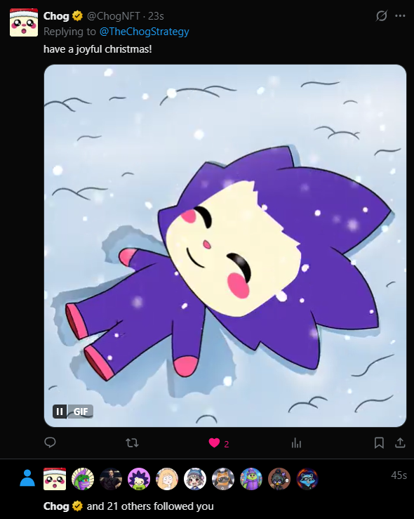 The Chog Strategy © tweet media