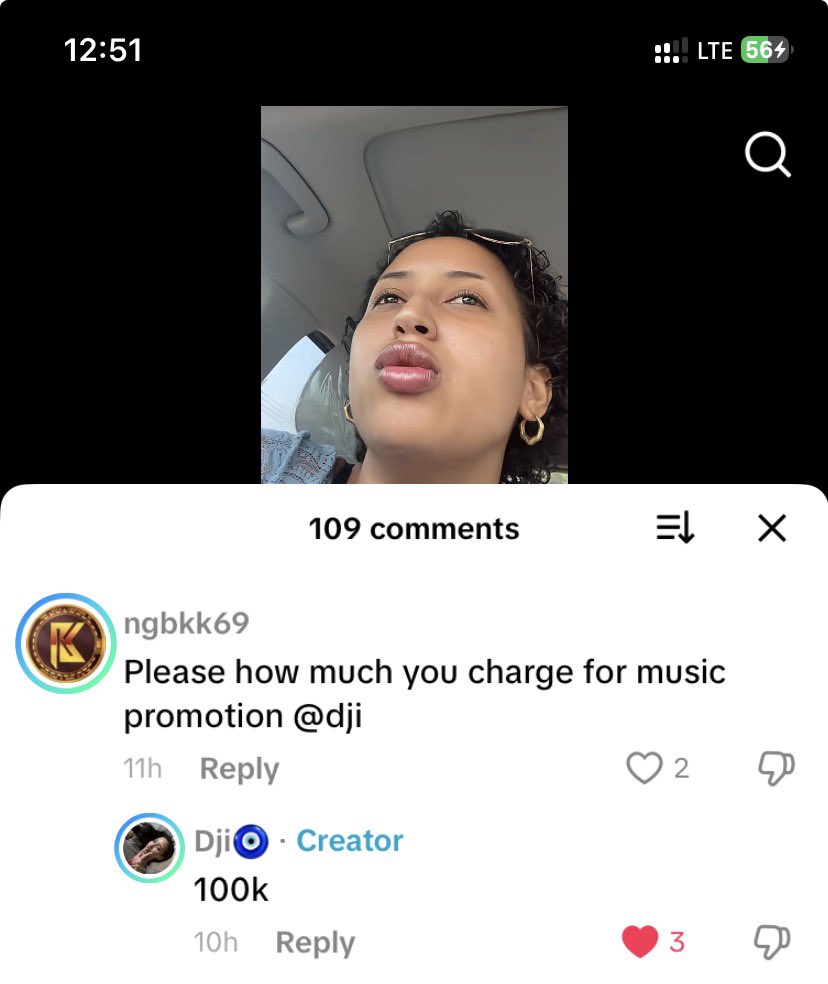 Djifa say she Dey charge 100k for promo😂😂😂😂