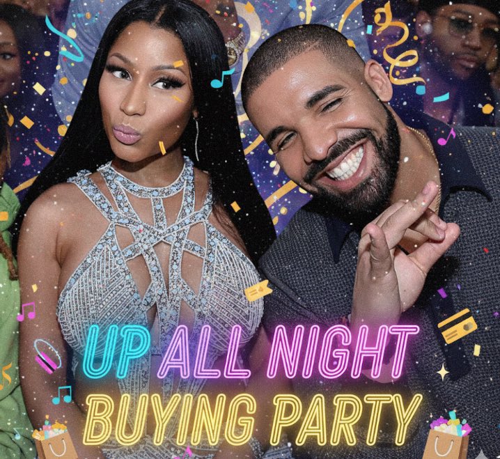 Wassup Barbz,

We need you streaming more than ever right now. And Spotify will help you with that 🥳. They are offering 4 free months of premium streaming for $0. Please create an account and help stream Up All Night by <a href="/Drake/">Drizzy</a> and <a href="/NICKIMINAJ/">Nicki Minaj</a> ‼️🔥🥳

Playlist are available