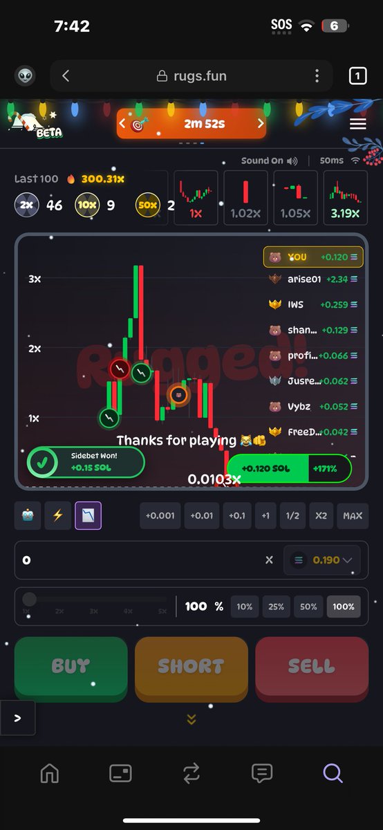 RahmerceC's tweet image. Shorts are fire @RugsDotFunX_ 
📈📈📈📈📈  🎅