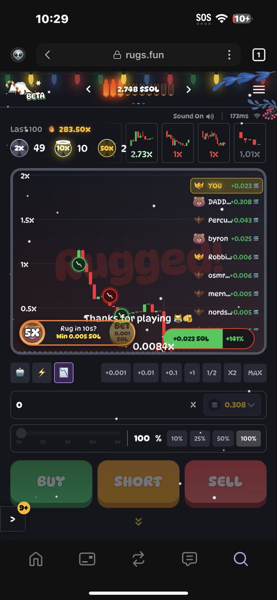RahmerceC's tweet image. Shorts are fire @RugsDotFunX_ 
📈📈📈📈📈  🎅
