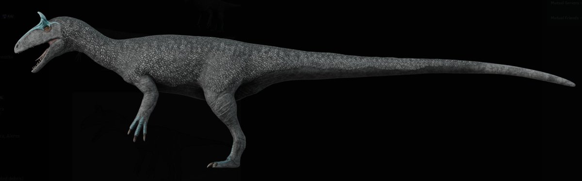 Cryolophosaurus base skin WIP.

Scientists believe that the distinctive crest on its head was probably used for display purposes, like attracting mates or intimidating rivals

#dinosaur #IndieGameDev #indiegame #gaming #GamingCommunity