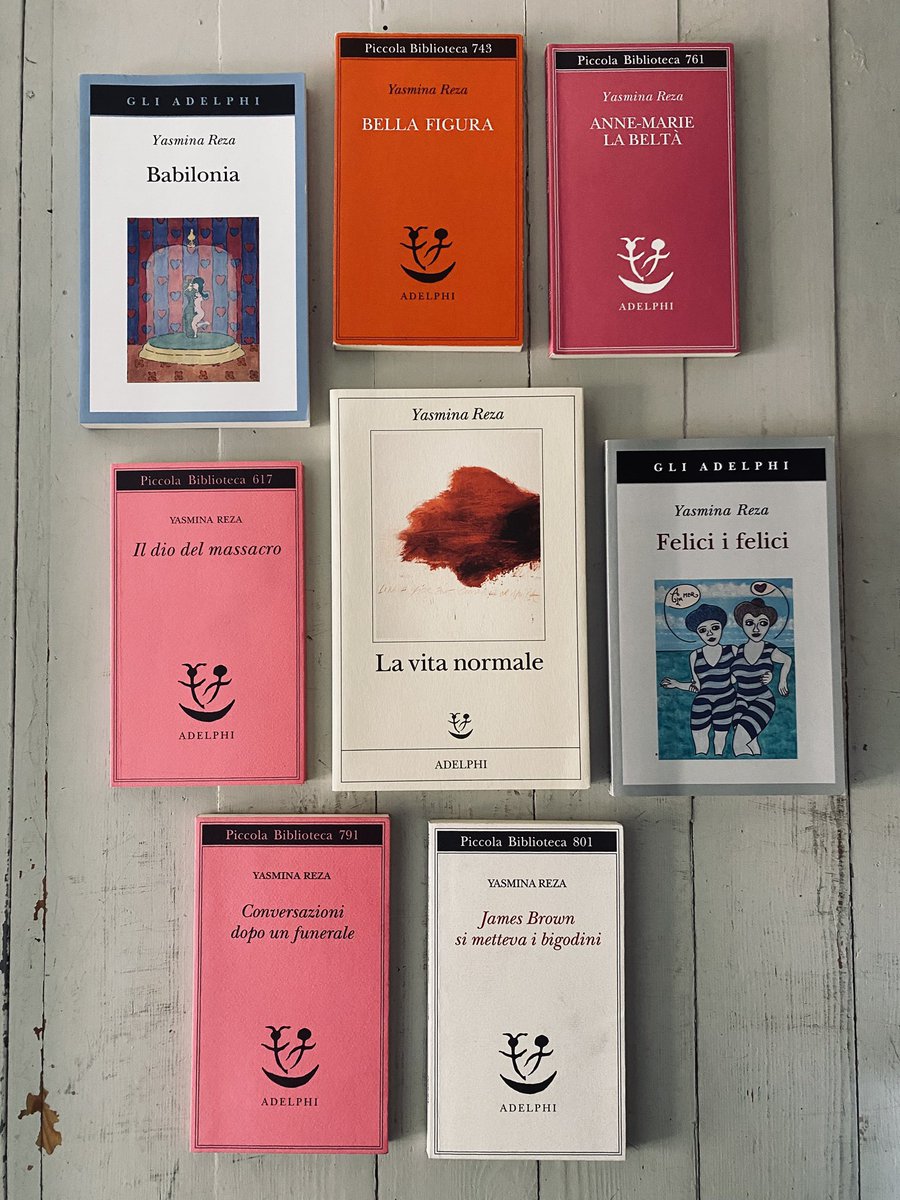 GiCivi's tweet image. “A Saint-Cloud ci siamo messi a fare il Natale”
Yasmina Reza, La vita normale 
Traduzione di Davide Tortorella
@adelphiedizioni 

Esercizi spirituali e molto altro