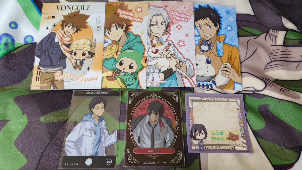 リボーン&綱吉　ジャンフェス　エンスカイ　ブロマイド リボーン 綱吉&プリーモ ジャンフェス エンスカイ ブロマイド リボーン